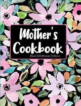 Mother's Cookbook Black Wildflower Edition