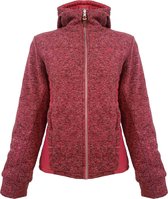 BJØRNSON SWANN Vest Gebreid Reversible Dames - Winddicht - Rits - Maat 46 - Roze Wijnrood