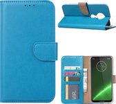 Boekmodel Hoesje Motorola Moto G7 / G7 Plus - Turquoise