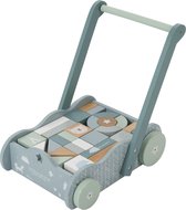 foto van Little Dutch Blokkenkar Adventure Blue