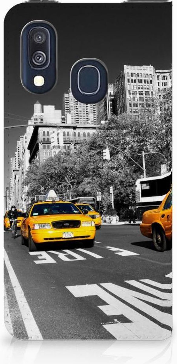 Samsung Galaxy A40 Book Cover New York Taxi