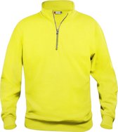 Clique Basic Half Zip 021033 - Signaal-geel - 3XL