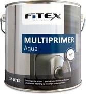 Fitex-Multiprimer Aqua-Ral 9016 Verkeerswit 2,5 liter