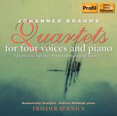 Andreas Rothkopf, Kammerchor Stuttgart, Frieder Bernius - Brahms: Quartets For Four Voices And Piano (CD)