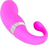 Sweet Smile – Vibrator met Retourhaak en Tulp Ontwerp voor een Heerlijk Orgasme – Oplaadbaar – 14 cm – Roze