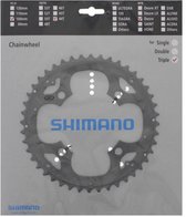 Shimano Deore FC-M590 Kettingblad voor Kettingbescherming Ring 9-speed, grijs Uitvoering 48T