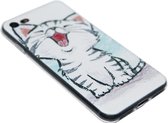 Schattig katten siliconen hoesje Geschikt voor iPhone SE (2022/ 2020)/ 8/ 7