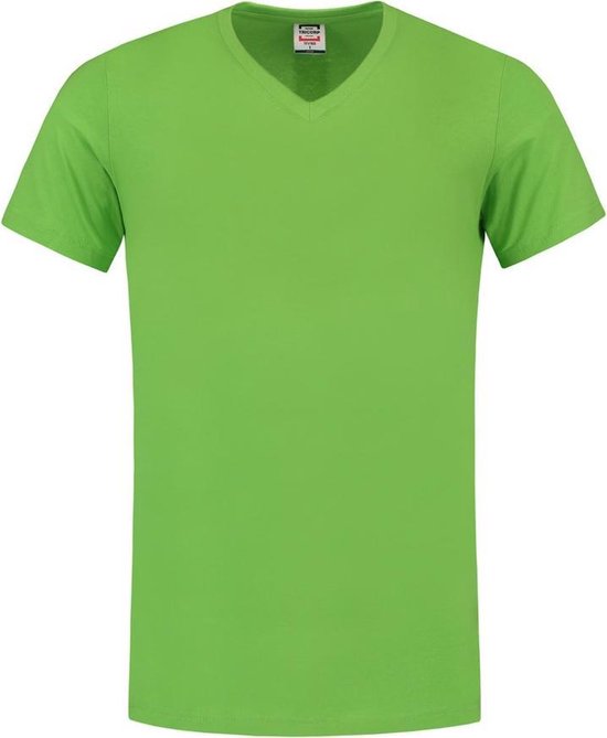 Tricorp T-shirt V Hals Slim Fit 101005 Lime - Maat XS