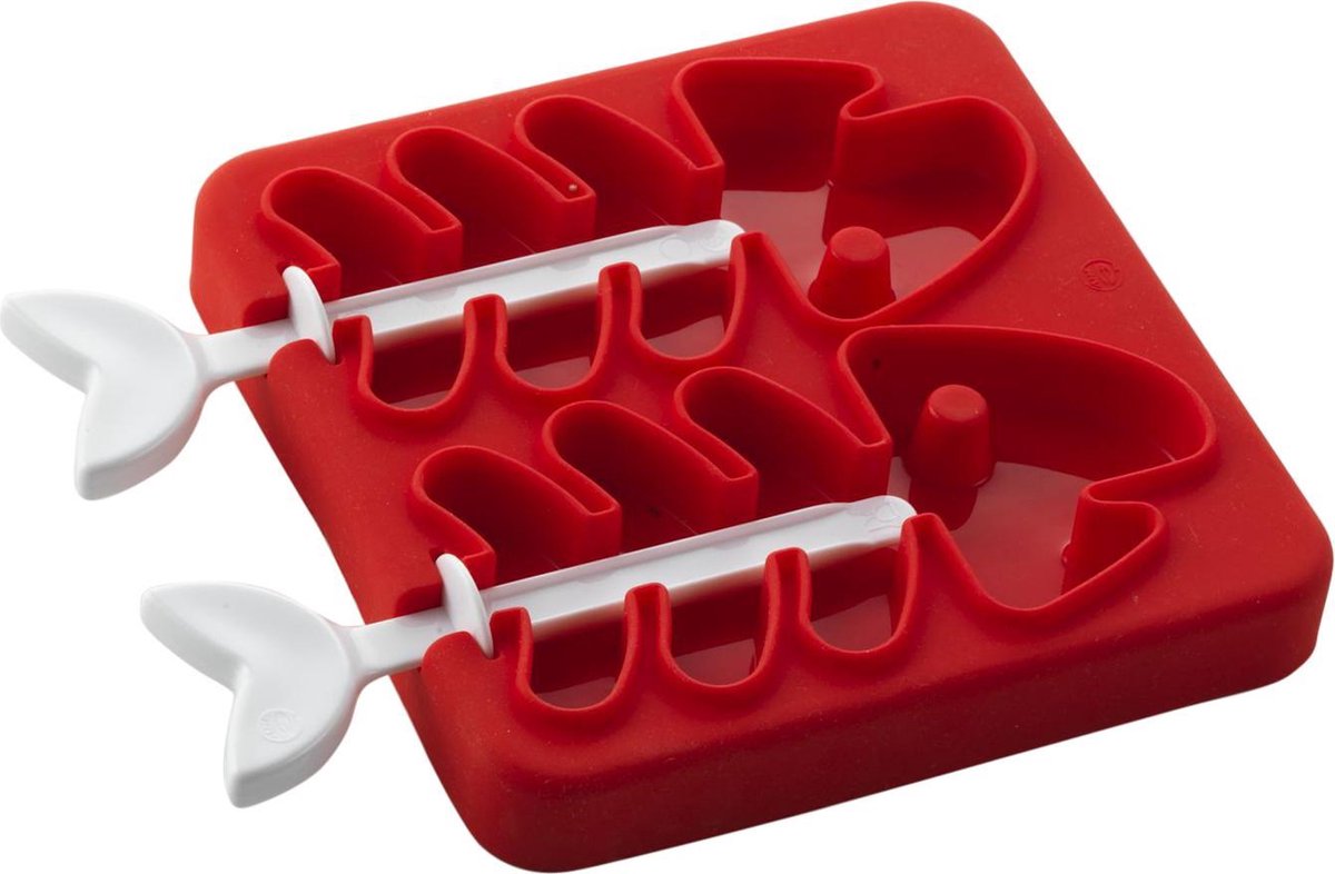 E-my Igloo - Waterijsjesvorm - Vissengraat - Rood