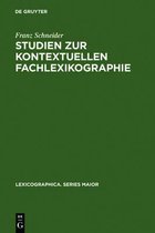 Lexicographica. Series Maior- Studien Zur Kontextuellen Fachlexikographie