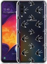Galaxy A50 Hoesje Swallows - Designed by Cazy