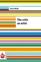 The critic as artist