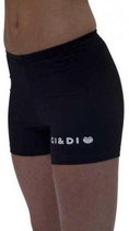 GI&DI Damesshort 3424 Zwart  Sportbroek - Maat XXL