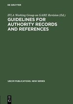 Guidelines for Authority Records and References