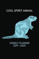 Cool Spirit Animal Weekly Planner 2019 - 2020