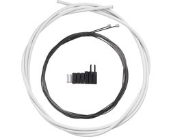 Shimano OT-SP41 OPTISLICK Schakelkabelset voor Racefiets – Complete Binnen- en Buitenkabels, RVS, Zwart