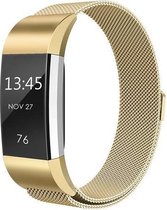 HIPFIT Milanees bandje - Fitbit Charge 2 - goud - Small