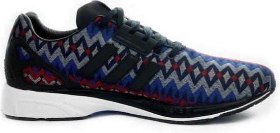 Adidas Sneakers Zx Flux Heren Zwart/blauw/rood Maat 39,5 | bol.com