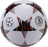 Ballon de football de rue en caoutchouc taille 5 noir / blanc 420 gr