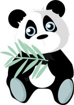 Panda muursticker