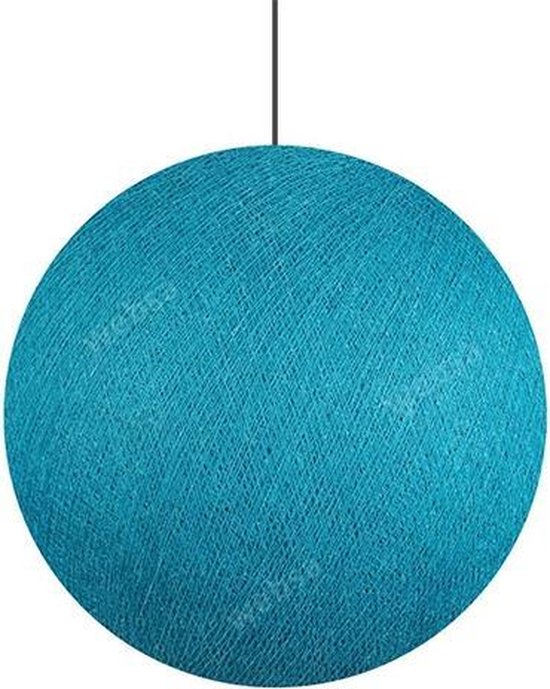 Cotton Ball Lights lamp Heavy Aqua 31cm