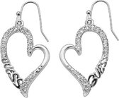 Guess Jewellery UBE71233 - Oorhangers - Hart - Messing zilverkleurig PVD