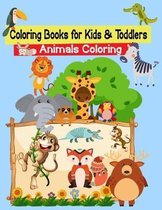 Coloring Books for Kids & Toddlers Animals Coloring