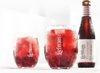 foto van 2st glazen Liefmans on the rocks bierglas
