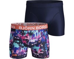 Björn Borg 2-pack heren boxer - Skyline donker/print-S
