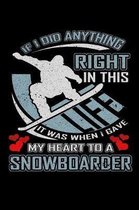 If I Did Anything Right in This Life It Was When I Gave My Heart to a Snowboarder