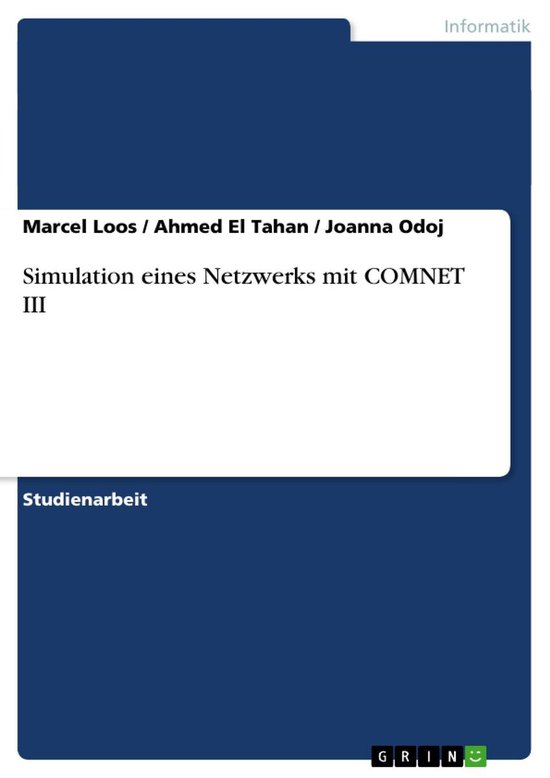 Simulation Eines Netzwerks Mit Comnet III - cover