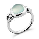 Orphelia ZR-7467/50 - Ring Square - Zilver 925 - Chalcedon - Maat 50