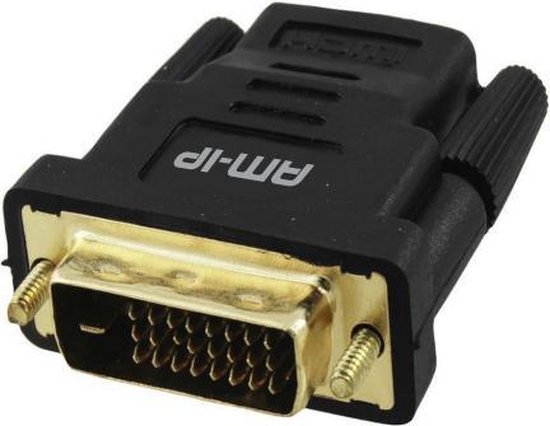Adaptateur DVI vers HDMI Plaqué Or 24 + 1 | bol