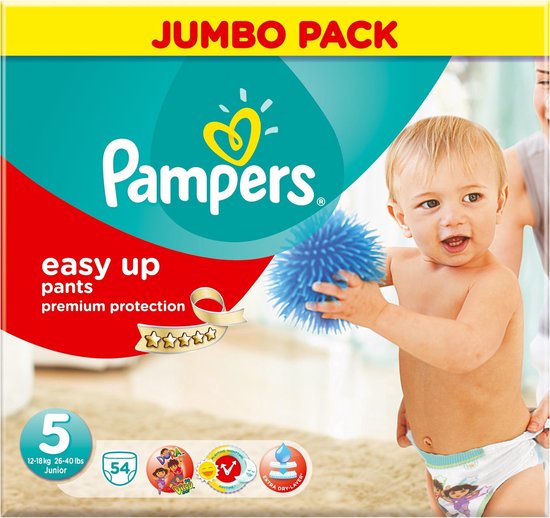 Pampers Easy Ups Maat 5 Jumbo box 54 stuks