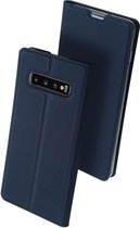 DUX DUCIS Samsung Galaxy S10 Wallet Hoesje - Navy