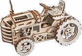 Robotime Tractor LK401 - Houten Modelbouw, Sinterklaas Speelgoed Kerst Cadeau