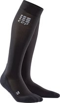 CEP Socks for Recovery  Hardloopsokken - Maat 32 - Unisex - zwart/grijs Maat 32-38