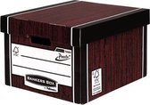 Bankers Box archiefdozen Premium klassieke opbergdoos - houtnerf