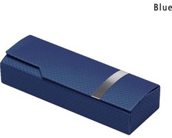 Moderne Brillenhouder | Blauw | Brillenkoker
