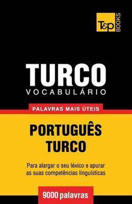 European Portuguese Collection- Vocabulário Português-Turc ... - cover
