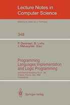 Programming Languages Implementation and Logic Programming