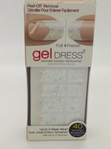 kiss - Gel dress peel-off removal full/art 40+ gel strips GPD02c Disco Lights