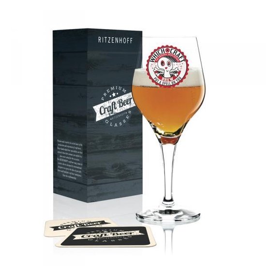 Verre à Bière Ritzenhoff – Artist Schragspur 2002 – Pilsner Neuf En Boîte