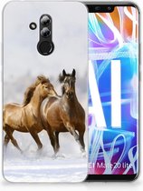 Huawei Mate 20 Lite Uniek TPU Hoesje Paarden