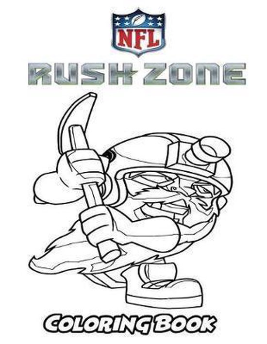 NFL Rush Zone Coloring Book, Alexa Ivazewa | 9781729756171 | Boeken ...