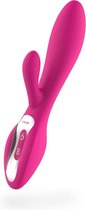 Softs – Vibrator - G-spot & clitoris stimulatie - USB oplaadbaar - 100% waterdicht - 20 cm - Roze