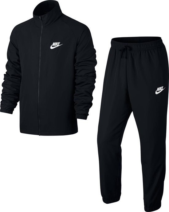 Nike M Nsw Ce Trk Suit Wvn Basic Trainingspak Heren - Black/(White) |  bol.com