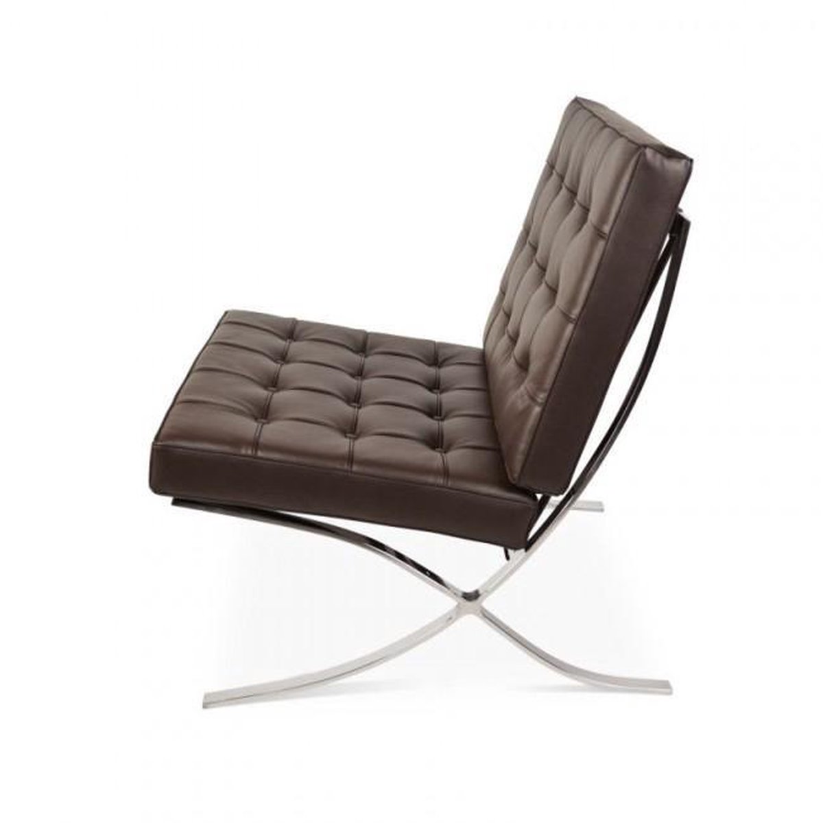 Barcelona Chair Donkerbruin bol