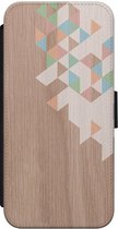 iPhone 7/8 flipcase - Wood blocks