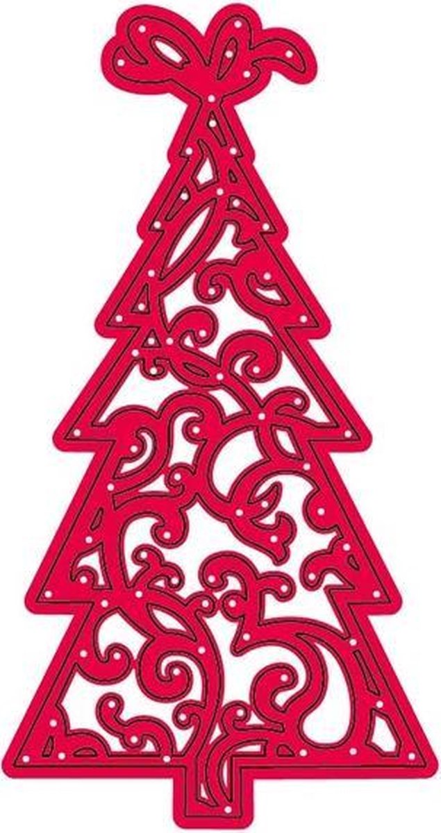 Crafts Too Cutting and Embossing Stencils - Flourish Tree
